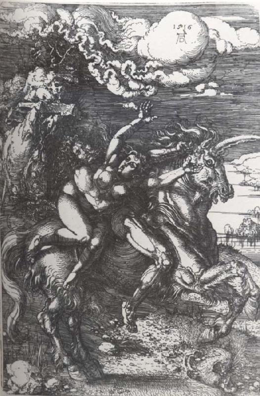 Albrecht Durer The Abduction on the Unicorn oil painting picture